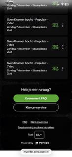 Tickets ISU World Cup schaatsen Thialf  zondag 7 dec, Tickets en Kaartjes, Drie personen of meer, December