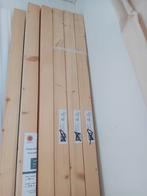 Elf schaaflatten vuren hout 210 lang 44x44, Doe-het-zelf en Verbouw, Hout en Planken, Ophalen, Minder dan 25 mm, Nieuw, Plank