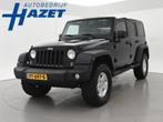 Jeep Wrangler 2.8 CRD 200 PK SPORT AUT. 4X4 GRIJS KENTEKEN +, Auto's, Jeep, Automaat, Euro 5, Stof, Zwart