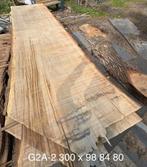 Eettafel eiken, tuintafel blad, boomrand, schaaldeel, Ophalen of Verzenden, Nieuw, Rechthoekig, Hout