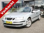 Saab 9-3 Cabrio 1.8t Linear ZEER MOOI TREKHAAK CLIMA LEER ni, Voorwielaandrijving, 1998 cc, Gebruikt, Zwart