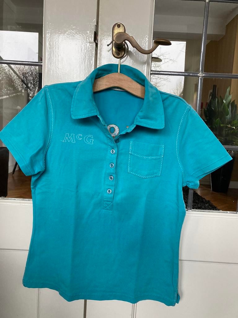 Mc Gregor polo maat M, Maat 38/40 (M), Blauw, Ophalen of Verzenden, Zo goed als nieuw