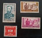 VU72 / Frans Equatoriaal Afrika (4 zegels), Ophalen of Verzenden, Overige landen, Gestempeld