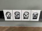 modern human faces schilderkunstwerk saatchi art, Ophalen of Verzenden