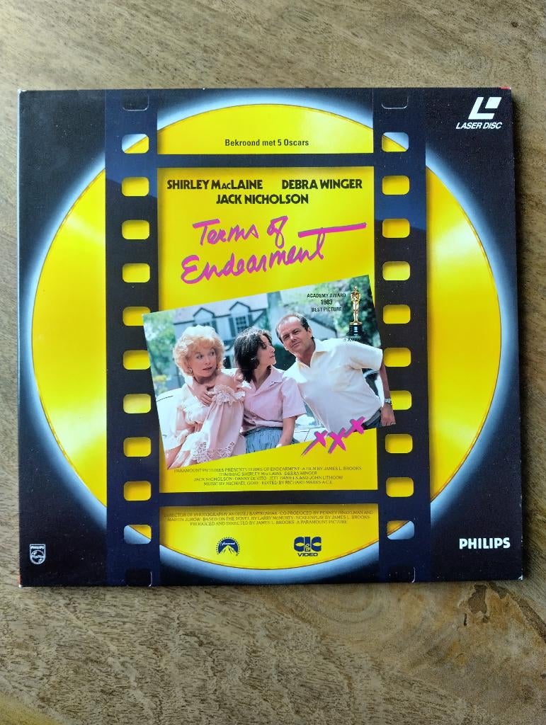 Terms of Endearment * LaserDisc * Cd Video * Laser Disc *, Alle leeftijden, Ophalen of Verzenden, Gebruikt