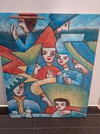 Schilderij B. Long, Antiek en Kunst, Kunst | Schilderijen | Abstract, Ophalen