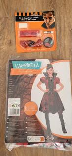 Vampirella verkleedjurk halloween, Kinderen en Baby's, Carnavalskleding en Verkleedspullen, Ophalen of Verzenden, Zo goed als nieuw