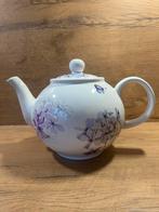 Marjolein Theepot met Bloemenmotief, Gebruikt, Keramiek, Overige typen, Ophalen of Verzenden