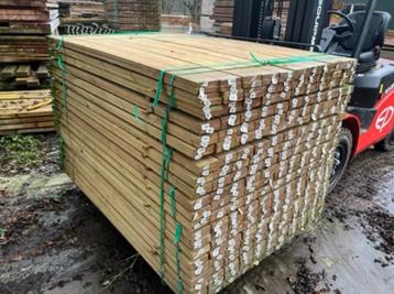 PARTIJ C.A. 7000x tuinplanken - ALLES OPHALEN €6.000,- beschikbaar voor biedingen