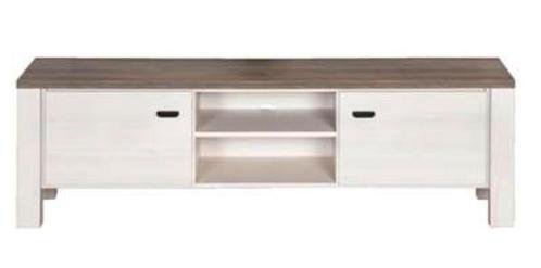 Witte meubelset met bruin eiken blad, Huis en Inrichting, Complete inboedels, Ophalen