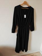 Drykorn midi jurk van cupro zijde en katoen maat 44 XL, Zwart, Maat 42/44 (L), Nieuw, Ophalen of Verzenden