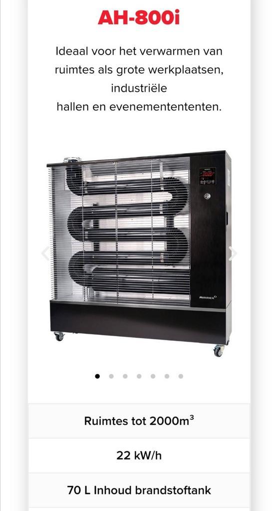Airrex AH-800i WiFi proffesionele 22kw kachel, Huis en Inrichting, Kachels, Ophalen