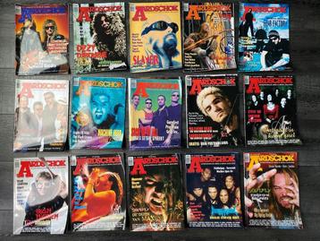 aardschok - metal 1997 1998 1999 2001 2002 2004 €2,00 p.st. beschikbaar voor biedingen