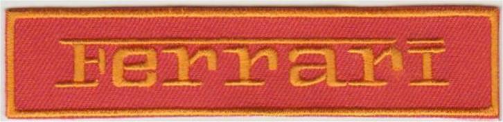 Ferrari stoffen opstrijk patch embleem #7, Verzamelen, Automerken, Motoren en Formule 1, Nieuw, Auto's, Ophalen of Verzenden