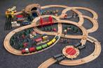 Houten treinbaanset (160-delig), Ophalen of Verzenden, Gebruikt, Overige typen