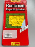 Autokaart Wegenkaart landkaart Roemenie Moldavie, Ophalen of Verzenden, Zo goed als nieuw, 1800 tot 2000, Landkaart