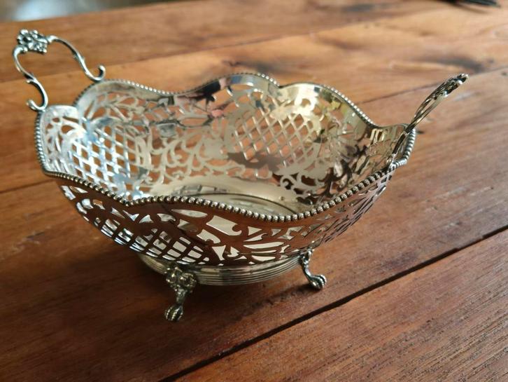 Zilver bonbonschaaltje Jan Krins 1967, Antiek en Kunst, Antiek | Goud en Zilver, Zilver, Ophalen of Verzenden