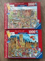 Fleroux puzzel amsterdam en brussel, Ophalen of Verzenden, 500 t/m 1500 stukjes, Zo goed als nieuw