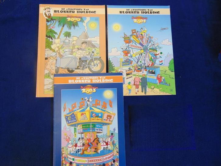 3x verstripte jaarverslagen Blokker Holding door Eric Heuvel, Boeken, Stripboeken, Gelezen, Meerdere stripboeken, Ophalen of Verzenden