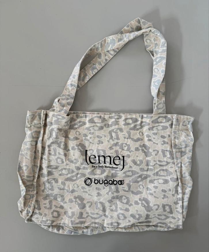 Lemej x Bugaboo canvastas limited editie, Kinderen en Baby's, Luiertassen, Zo goed als nieuw, Schoudertas, Ophalen of Verzenden