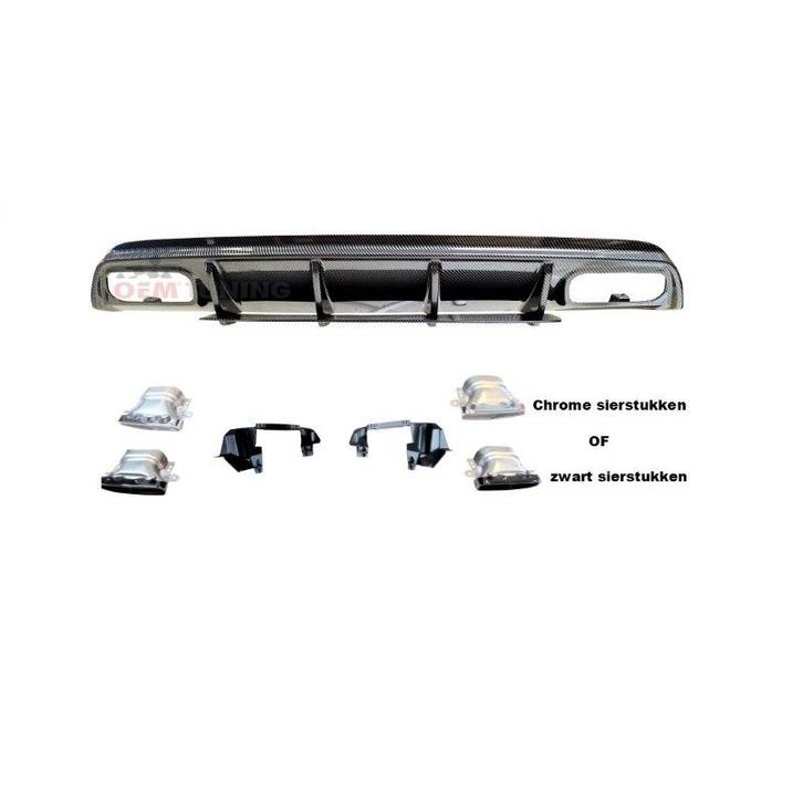 A-Klasse W176 A45 AMG Carbon Look Diffuser | 2012-2015 |, Auto diversen, Tuning en Styling, Ophalen of Verzenden