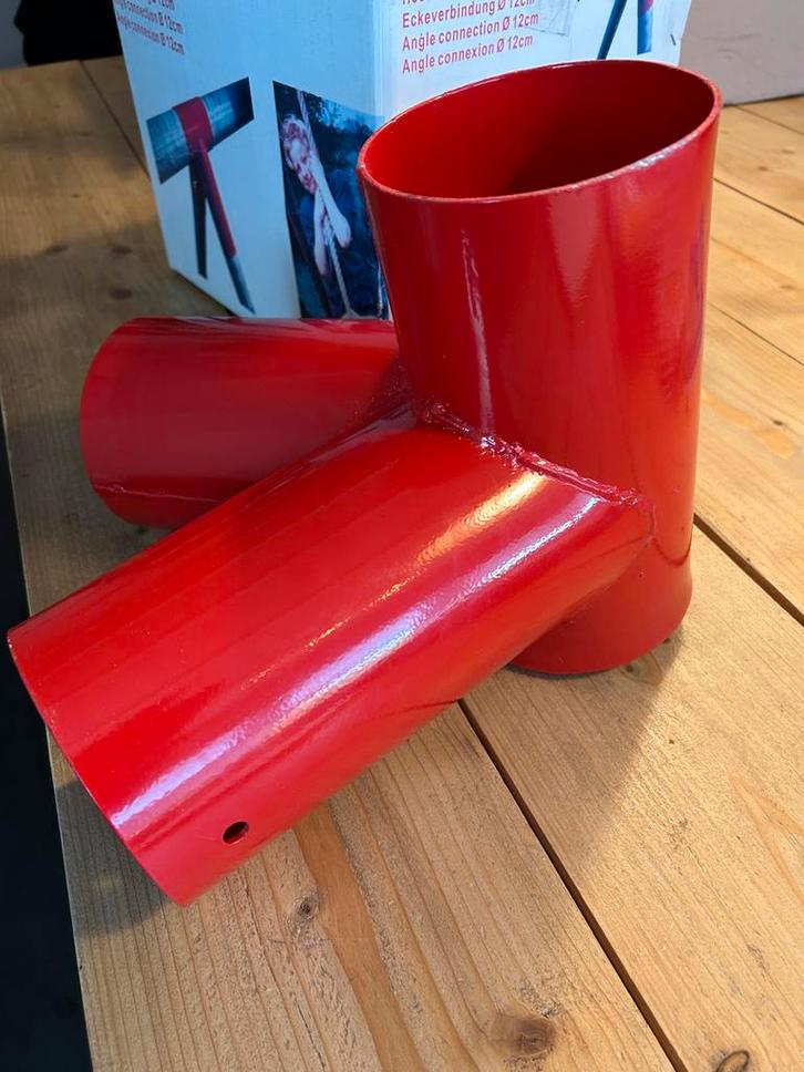 Hoekverbinding 12cm schommelrek - 2 stuks, Kinderen en Baby's, Speelgoed | Buiten | Speeltoestellen, Nieuw, Schommel, Aanbouwonderdeel