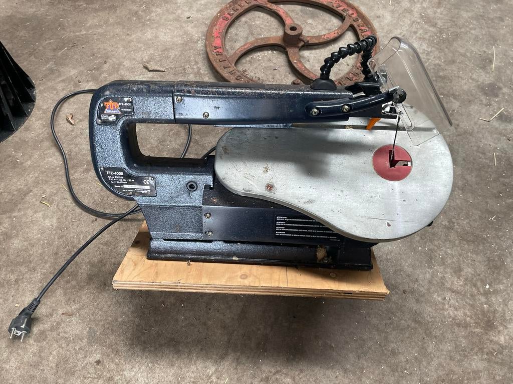 Top Craft Figuurzaag TFZ-400R, Ophalen, Minder dan 30 mm, Gebruikt, Figuurzaag