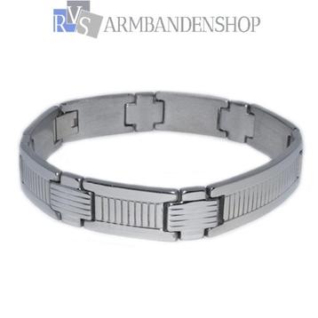 Rvs heren schakel armband 20.8 cm mannen sieraad. beschikbaar voor biedingen