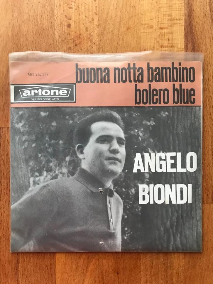 Single - Angelo Biondi - Buona notta bambino, Cd's en Dvd's, Vinyl Singles, Gebruikt, Single, Overige genres, 7 inch, Ophalen of Verzenden