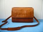 Vintage Three Bags schoudertas cognackleurig (nieuwstaat), Ophalen of Verzenden, Zo goed als nieuw