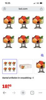 Pasabahce IJsglazen - 6 stuks - Nieuw, Overige genres, 1 speler, Nieuw, Ophalen of Verzenden