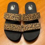 VANS ULTRACUSH SANDALS CHEETAH PRINT  MAAT 40, Zo goed als nieuw, Vans, Sandalen of Muiltjes, Ophalen of Verzenden