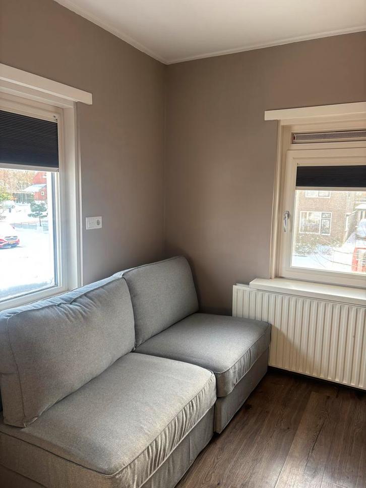 IKEA KIVIK 1-zits slaapbank, Huis en Inrichting, Slaapkamer | Slaapbanken, Zo goed als nieuw, 90 cm, 200 cm, Eenpersoons, Grijs