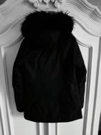 Air Force winterjas zwart maat xs  met bontkraag, Kleding | Dames, Jassen | Winter, Ophalen of Verzenden, Zo goed als nieuw, Maat 34 (XS) of kleiner