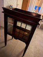 Noten houten theekastje verrijdbaar, Ophalen of Verzenden