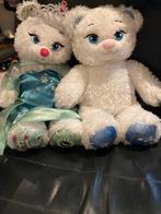 2 Disney Build-a-Bear Elza Frozen, Ophalen of Verzenden, Gebruikt, Beer