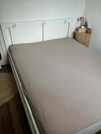 bed frame met lattenbodem zonder matras, Ophalen, Tweepersoons, Zo goed als nieuw, 160 cm