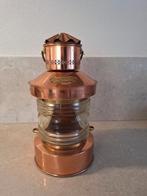 Rood koperen scheepslamp, Ophalen of Verzenden, Zo goed als nieuw