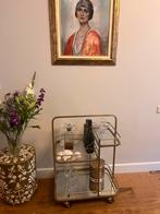 PRIJS VERLAAGD :Stijlvolle Bar Cart - Serveer in Stijl!, Huis en Inrichting, Ophalen, Overige typen, Zo goed als nieuw, Minder dan 100 cm