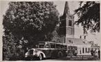Sliedrecht - Bus halte met bussen, Verzamelen, Ansichtkaarten | Nederland, Ophalen of Verzenden, 1940 tot 1960, Gelopen, Zuid-Holland