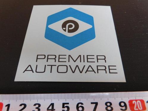 sticker Premier Autoware, Verzamelen, Stickers, Zo goed als nieuw, Bedrijf of Vereniging, Ophalen