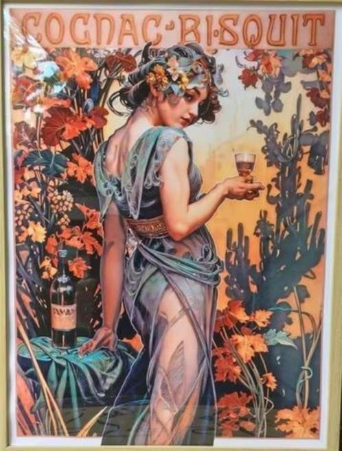 Unieke Alphonse Mucha Wereld Art Nouveau dag Print Poster #5, Antiek en Kunst, Kunst | Litho's en Zeefdrukken, Verzenden