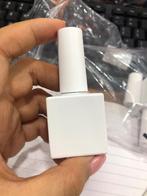 Mat Wit Glas Nagellak Gellak Flesjes, Partij van 6.000 stuks, Wit, Nieuw, Ophalen of Verzenden, Handen en Nagels