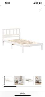 Eenpersoonsbed 90x200, Kinderen en Baby's, Kinderkamer | Beddengoed, Ophalen, Jongetje of Meisje, Wit, Overige typen