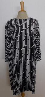 Mooi zwart/wit print jurkje van GP & J Baker! M, Kleding | Dames, Maat 38/40 (M), Overige kleuren, Verzenden, Zo goed als nieuw