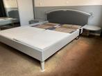 Bedombouw 2 persoons grijs 160x210, Huis en Inrichting, Slaapkamer | Bedden, Ophalen, 210 cm, Tweepersoons, Grijs