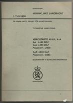 Daf YA4440 YAL4440 YAK4440 vrachtwagen bediening militair, Ophalen of Verzenden, Zo goed als nieuw, Vrachtwagen