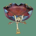 iriserend glas bowl Loetz - Rindskopf - Pallme König., Antiek en Kunst, Antiek | Glas en Kristal, Ophalen