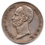 Nederland: Rijksdaalder 1848 Prachtig, Zilver, Ophalen of Verzenden, Losse munt, 2½ gulden