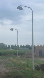 2 Aluminium lantaarn palen voor € 100,00, Ophalen, Gebruikt, Minder dan 50 watt, Staande lamp